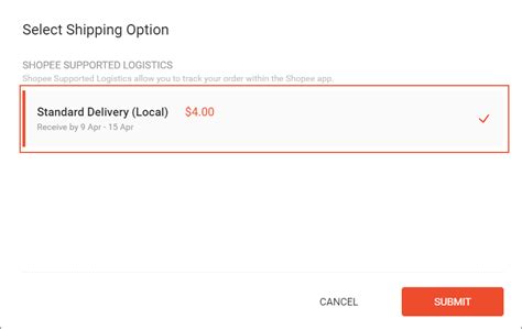 Setting shipping channels .